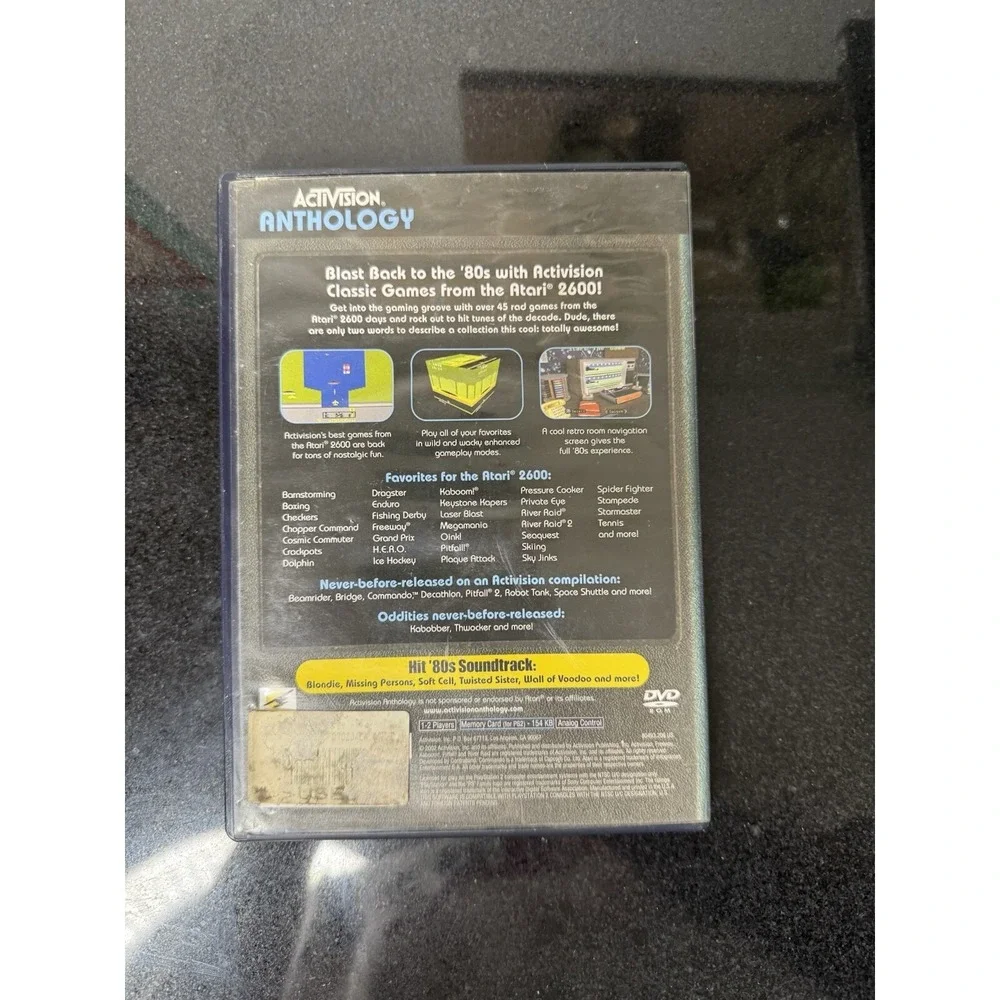 Activision Anthology (Playstation 2, PS2) Complete CIB - Tested and Working